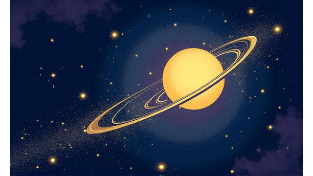 Ilustrace retrográdního Merkuru s astrologickými symboly